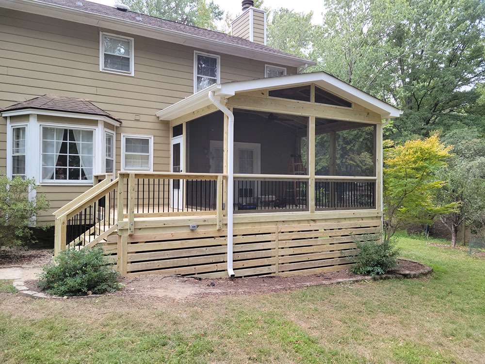 Our Finished Deck & Screen Enclosures Work - TriPoint Decks